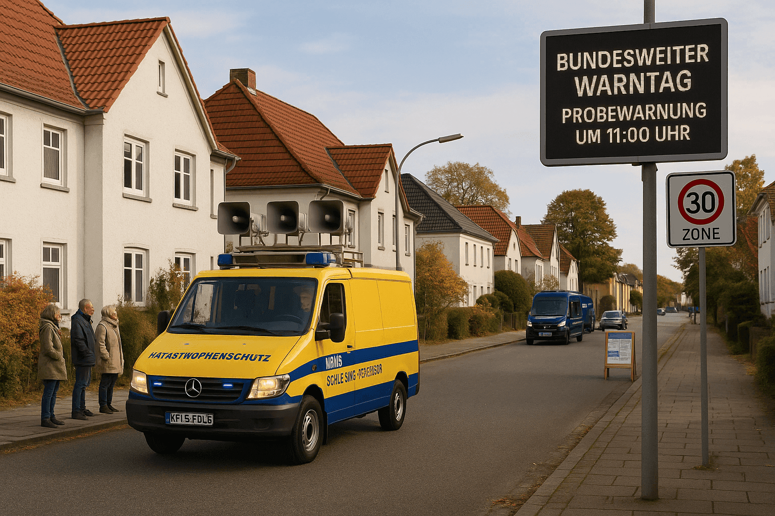 Bundesweiter Warntag 2025: Sirenen heulen in Schleswig