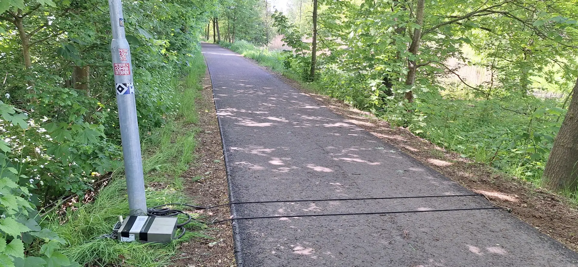 Neue Radzählung an der Mühlenau