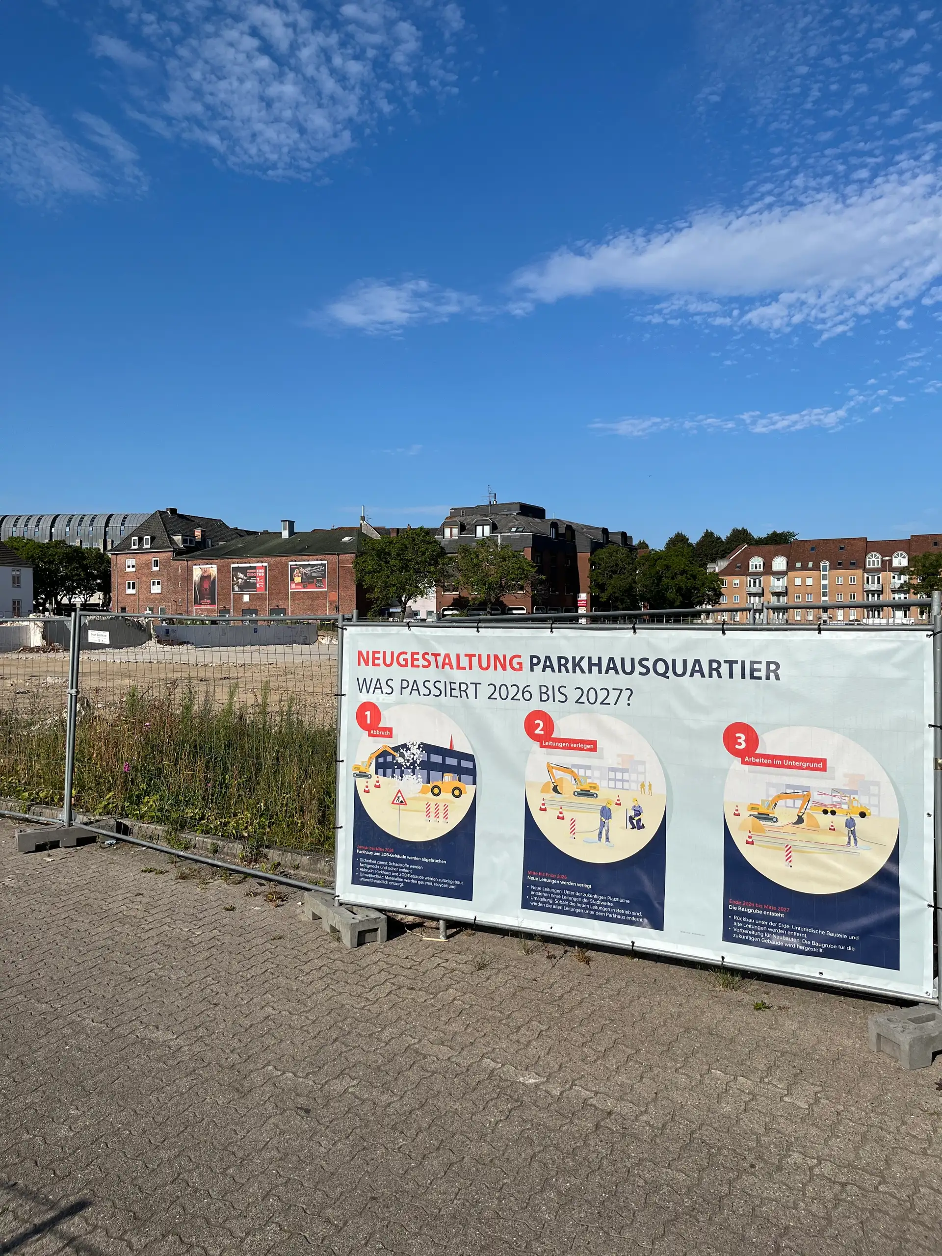 Baugenehmigung für Bürgerforum im Parkhausquartier