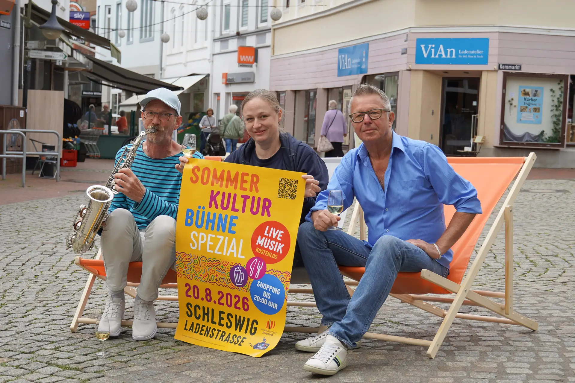 Sommerkulturbühne Spezial erstmals in der Schleswiger Innenstadt