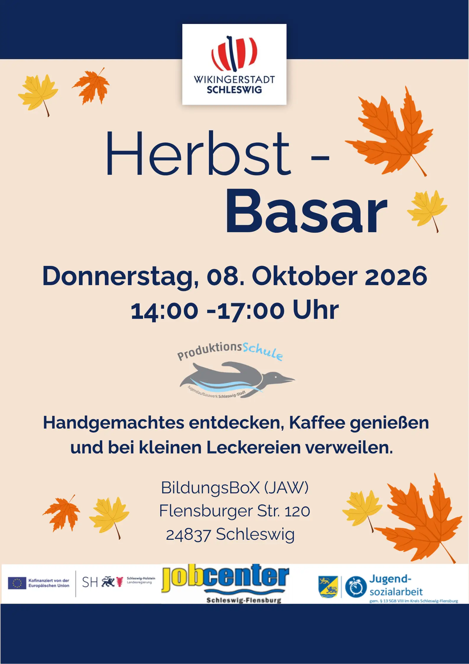 Herbstbasar der Produktionsschule in der BildungsBoX